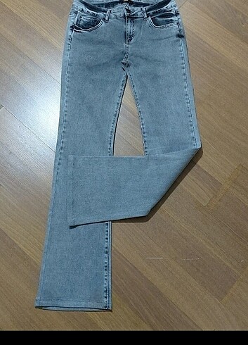 Pullit marka gri jeans pantolon