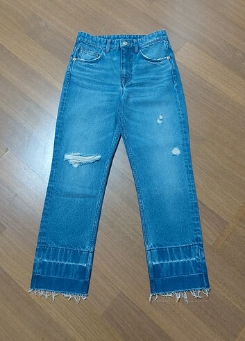 Mango Denim yırtık jeans pantolon