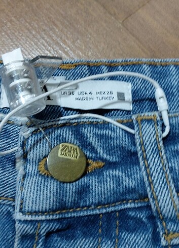 Zara ZARA DENIM KOT ŞORT 