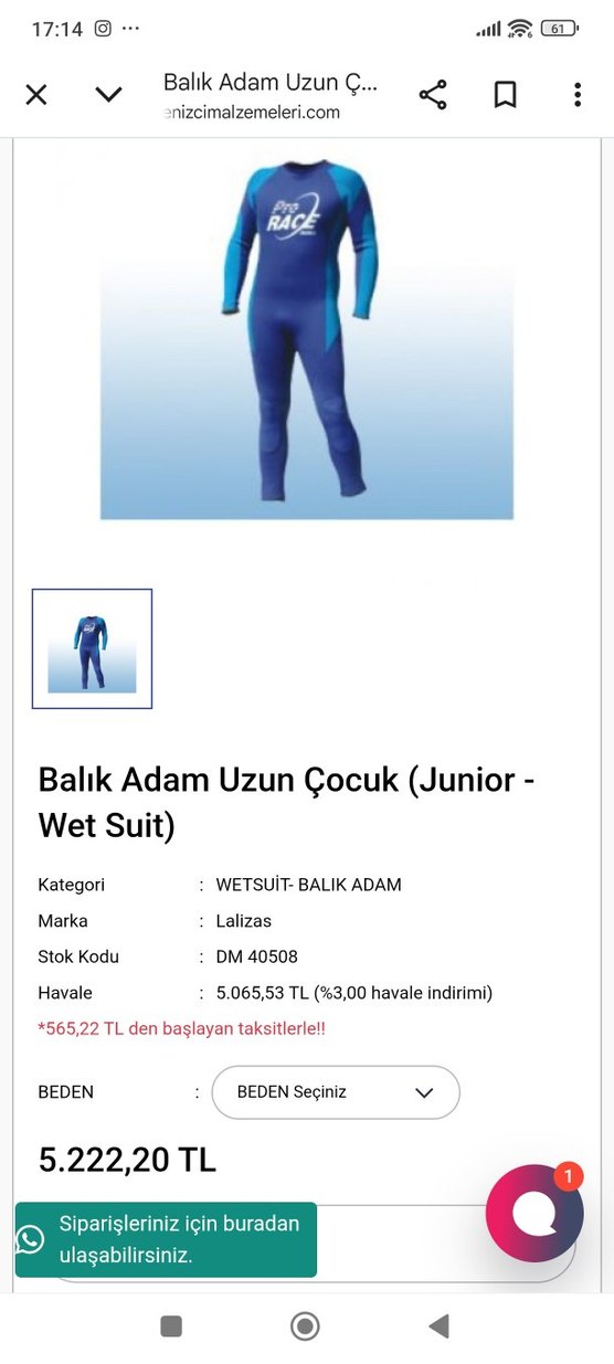 wetsuit yelken optimist kıyafetleri - Görsel 2