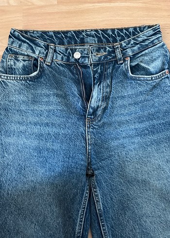 Trendyol & Milla Gri Tonlarda Rahat Kesim Midi Kot Pantolon