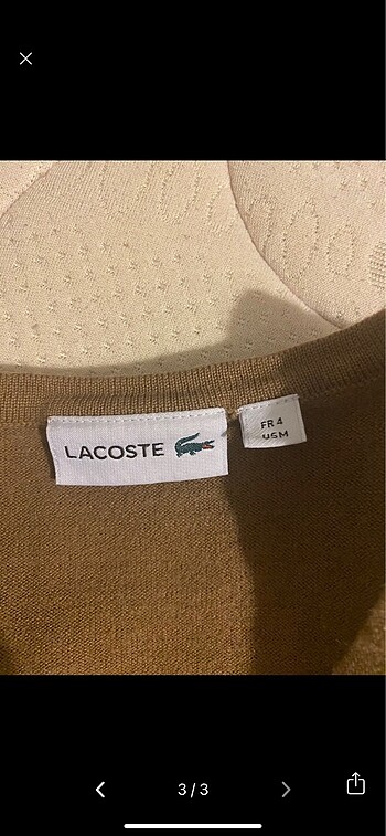 s Beden Lacoste kazak