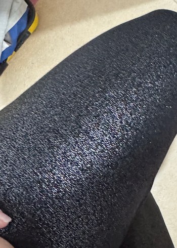 Siyah Salaş Kadın İspanyol Paça Pantolon - Görsel 3