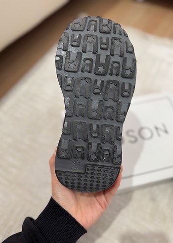 Siyah Platform Topuklu Bağcıklı Kadın Spor Ayakkabı - Görsel 4