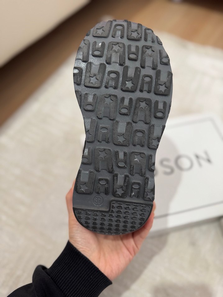 Siyah Platform Topuklu Bağcıklı Kadın Spor Ayakkabı - Görsel 4