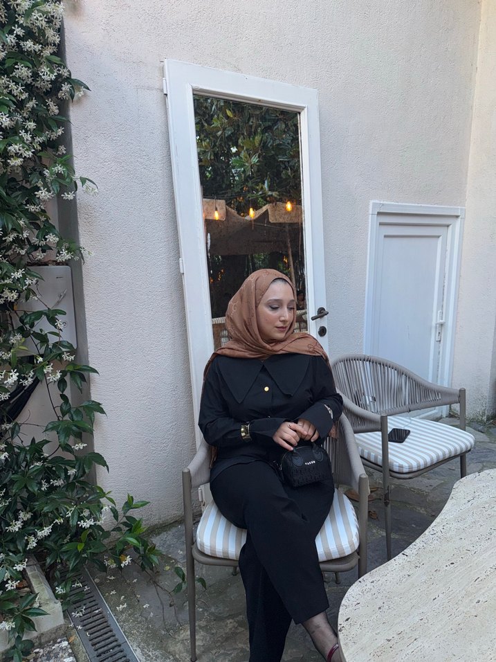 Siyah Kemerli Midi Kadın Trençkot - Görsel 5