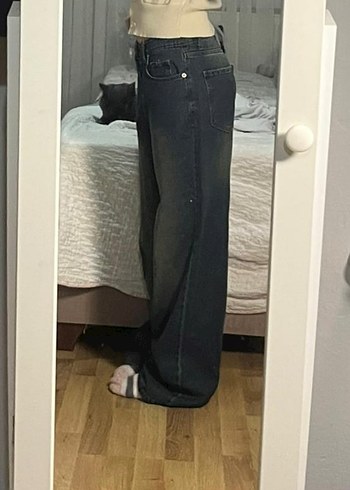 29 Beden soluk efekt vintage jean