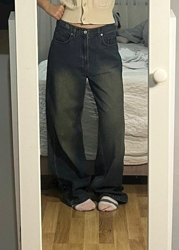 soluk efekt vintage jean
