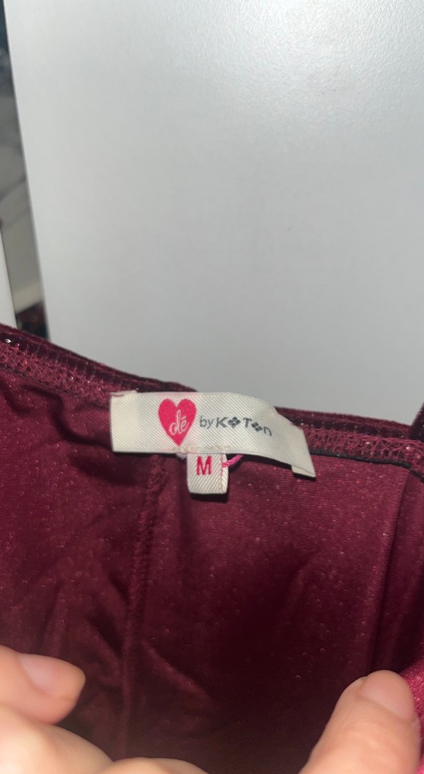 Bordo İnce Askılı Midi Kadın  Elbise - Görsel 3