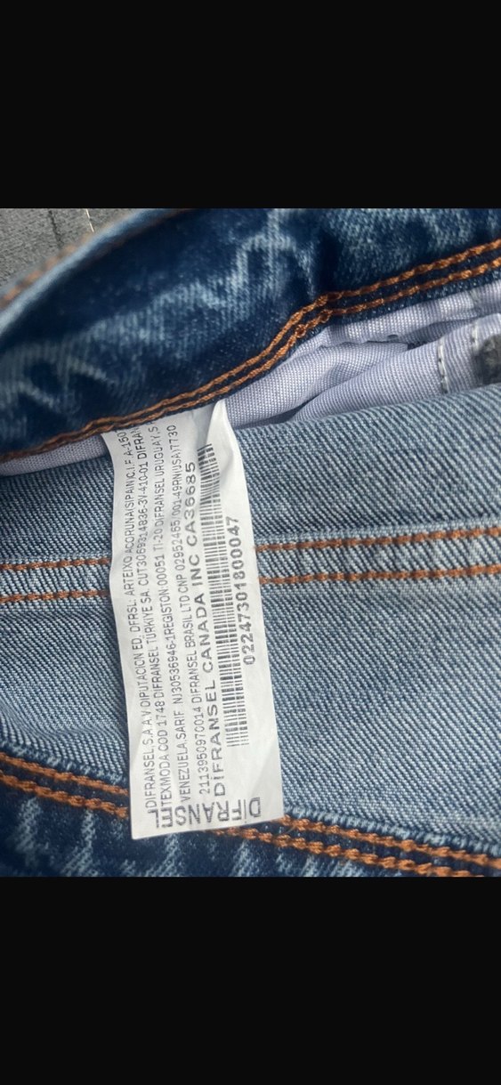 Düğmeli Normal Boy Gri Mavi erkek Kot Pantolon - Görsel 3