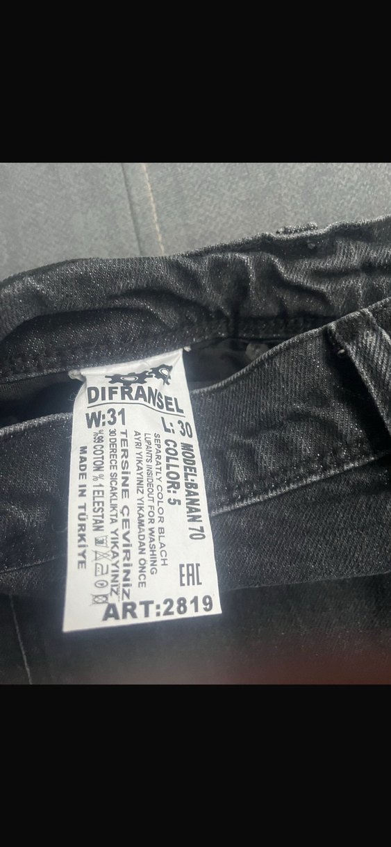 Gri Normal Boy erkek Denim Pantolon - Görsel 3