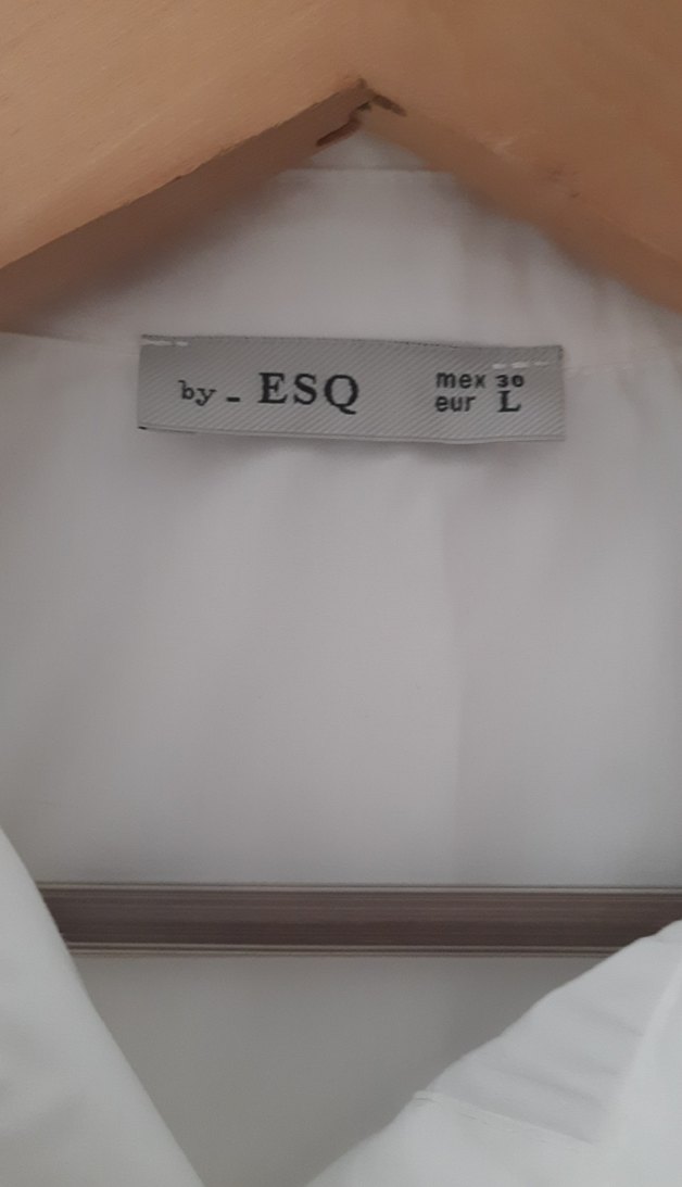 Beyaz Nakışlı Keten Kadın Gömlek - Görsel 5