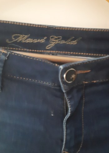 Kadın Lacivert Dar Kesim Kot Pantolon - Görsel 2