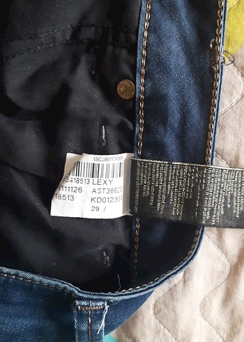 Kadın Lacivert Dar Kesim Kot Pantolon - Görsel 4