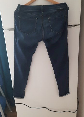 Kadın Lacivert Dar Kesim Kot Pantolon - Görsel 3