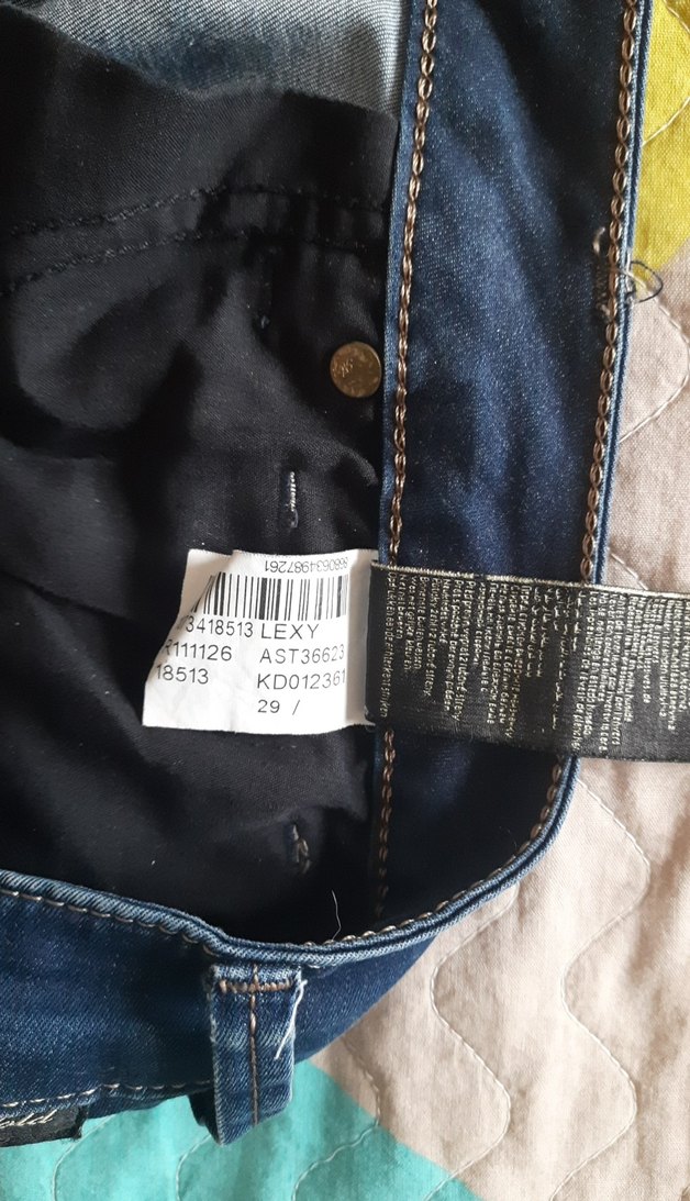 Kadın Lacivert Dar Kesim Kot Pantolon - Görsel 4