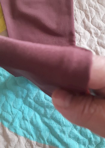 Bordo Kadın tayt - Görsel 2