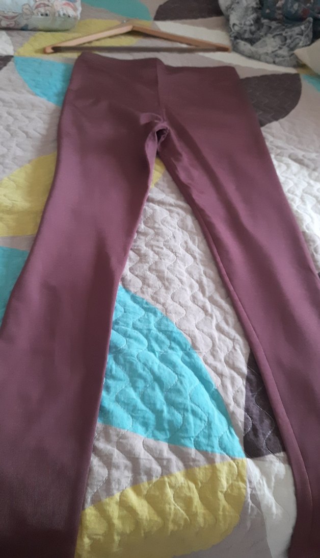 Bordo Kadın tayt - Görsel 3