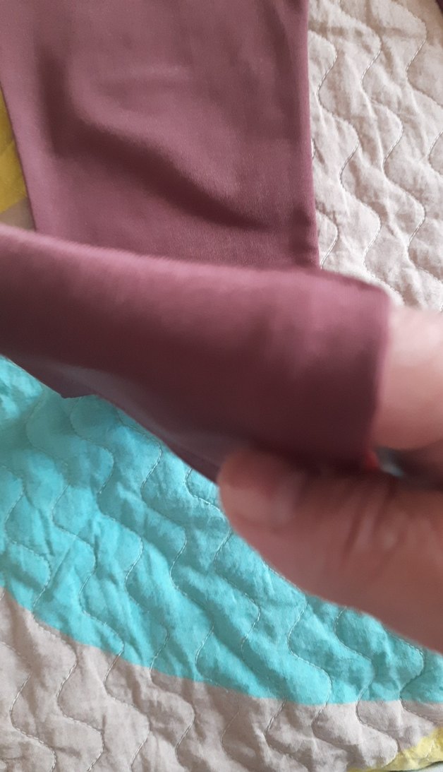 Bordo Kadın tayt - Görsel 2