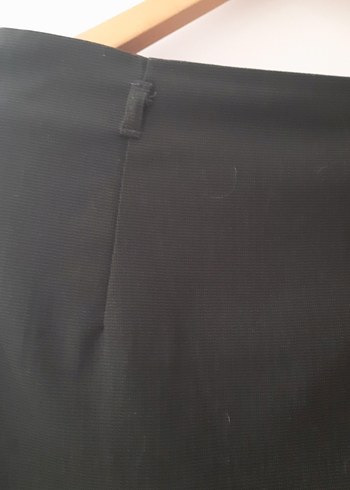 Koyu nefti yeşil Midi Kalem Etek - Görsel 2