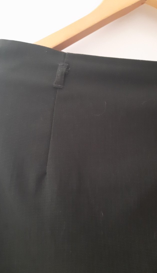 Koyu nefti yeşil Midi Kalem Etek - Görsel 2