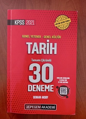 Tarih denemesi kpss pegem akademi