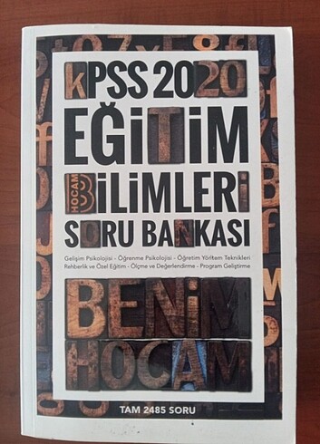 eğitim bilimleri soru bankası benim hoca