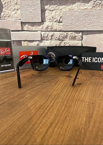  Beden siyah Renk Rayban gözlük Wayfarer siyah cam