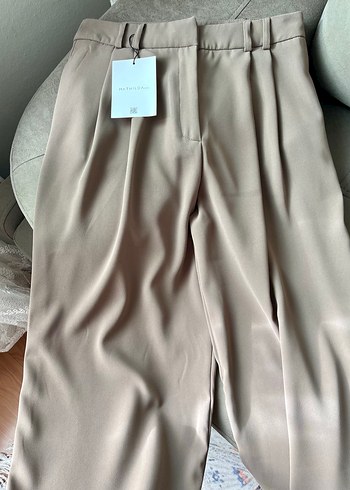 Ofis Blazeri Brown Special Edition Ceket Palazzo Takımı - Görsel 7