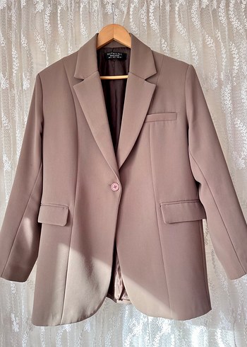 Ofis Blazeri Brown Special Edition Ceket Palazzo Takımı - Görsel 2