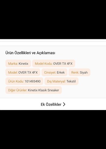 Kinetix 41 no Airtaban Unisex - Görsel 5