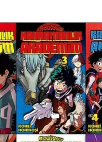 Manga kahramanlık akademim 1-5 set - Görsel 2
