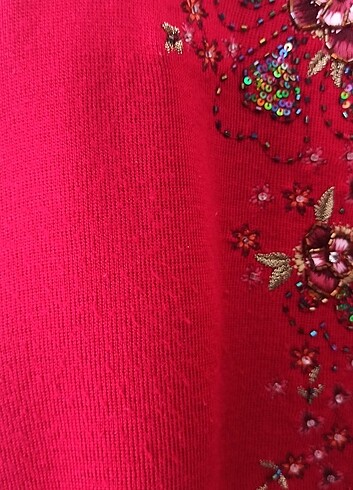 40 42 beden İkili triko takım boncuk işlemeli  - Görsel 8