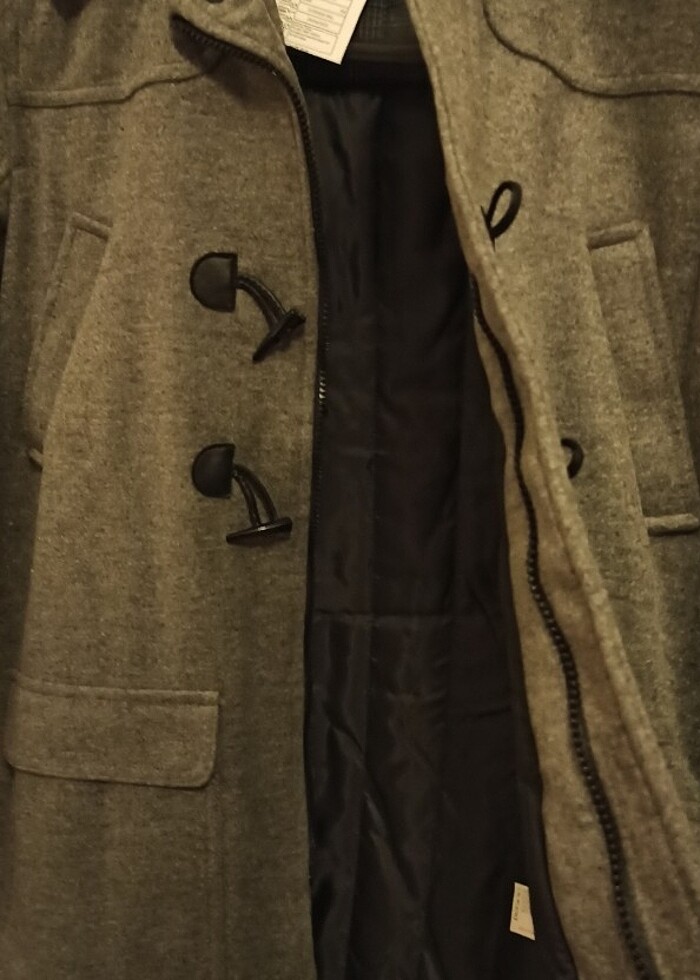 DeFacto 12-13 yaş kaban palto - Görsel 5