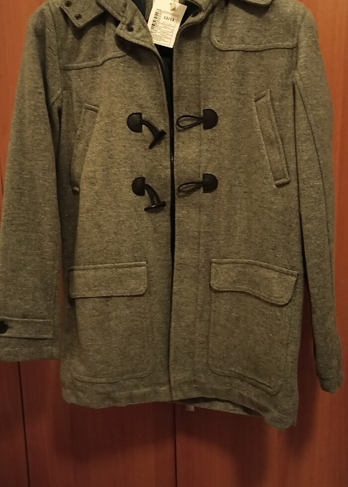 DeFacto 12-13 yaş kaban palto - Görsel 4