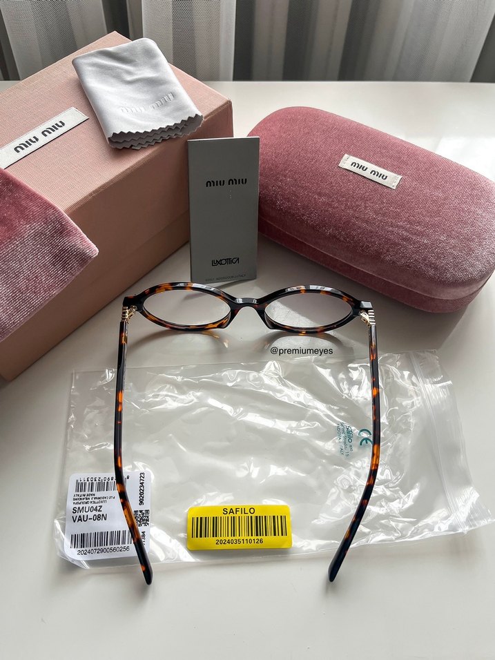 Miu Miu Çerçeve Gözlük - Görsel 5