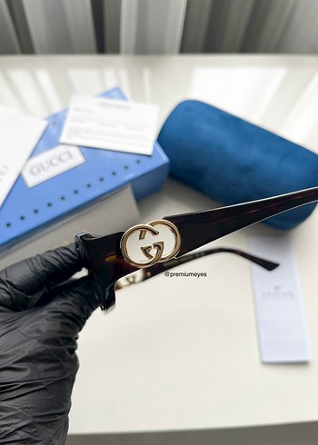 Gucci Kahverengi Kadın Güneş Gözlüğü - Görsel 5