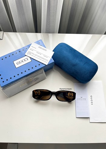 Gucci Kahverengi Kadın Güneş Gözlüğü - Görsel 10