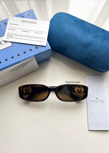 Gucci Kahverengi Kadın Güneş Gözlüğü - Görsel 2