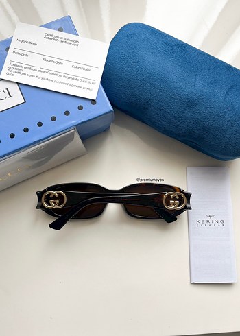 Gucci Kahverengi Kadın Güneş Gözlüğü - Görsel 3