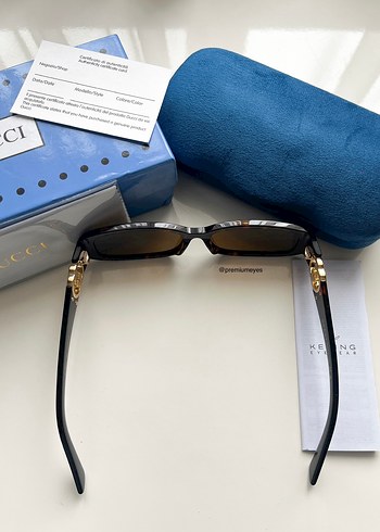 Gucci Kahverengi Kadın Güneş Gözlüğü - Görsel 4