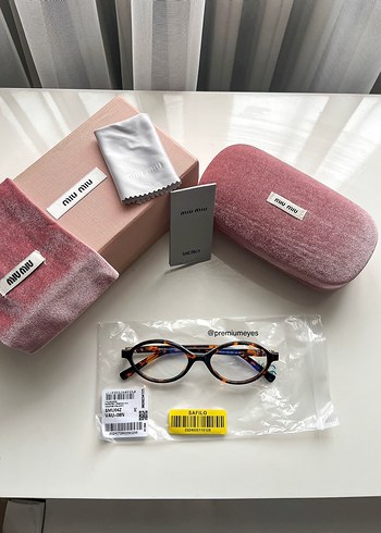 Miu Miu şeffaf cam optik gözlük - Görsel 6