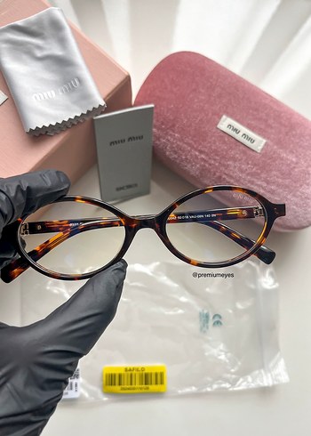 Miu Miu şeffaf cam optik gözlük - Görsel 7