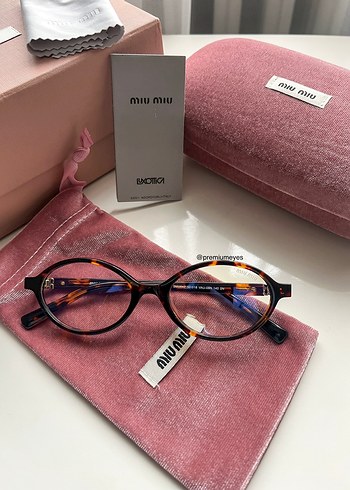 Miu Miu şeffaf cam optik gözlük - Görsel 10