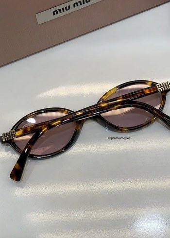 Miu Miu Leopar Kadın Gözlük - Görsel 5
