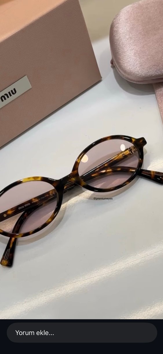 Miu Miu Leopar Kadın Gözlük - Görsel 4