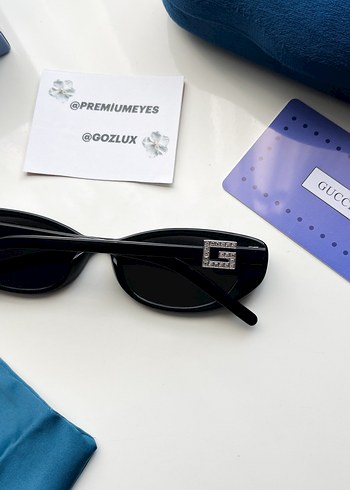 Gucci taşlı güneş gözlüğü - Görsel 7