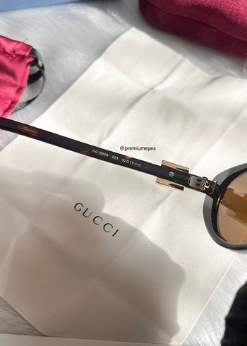 Gucci Leopar Kahverengi Kadın Güneş Gözlüğü - Görsel 4