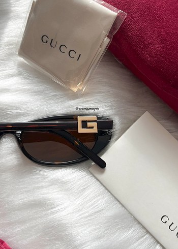 Gucci Leopar Kahverengi Kadın Güneş Gözlüğü - Görsel 10