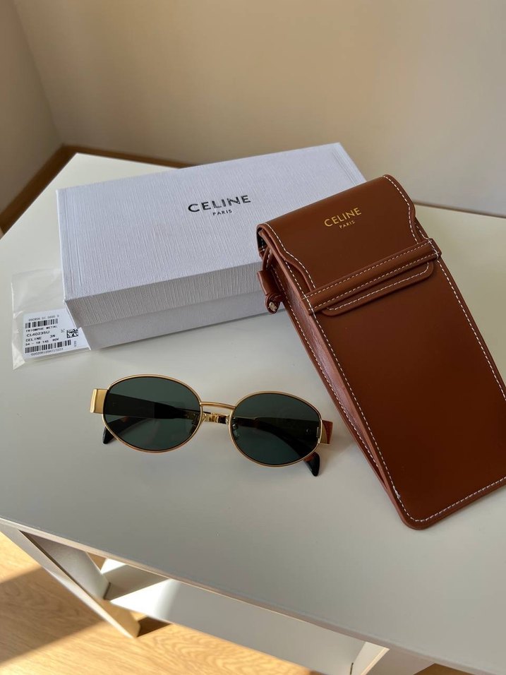 CELINE Kahverengi Güneş Gözlüğü - Görsel 3